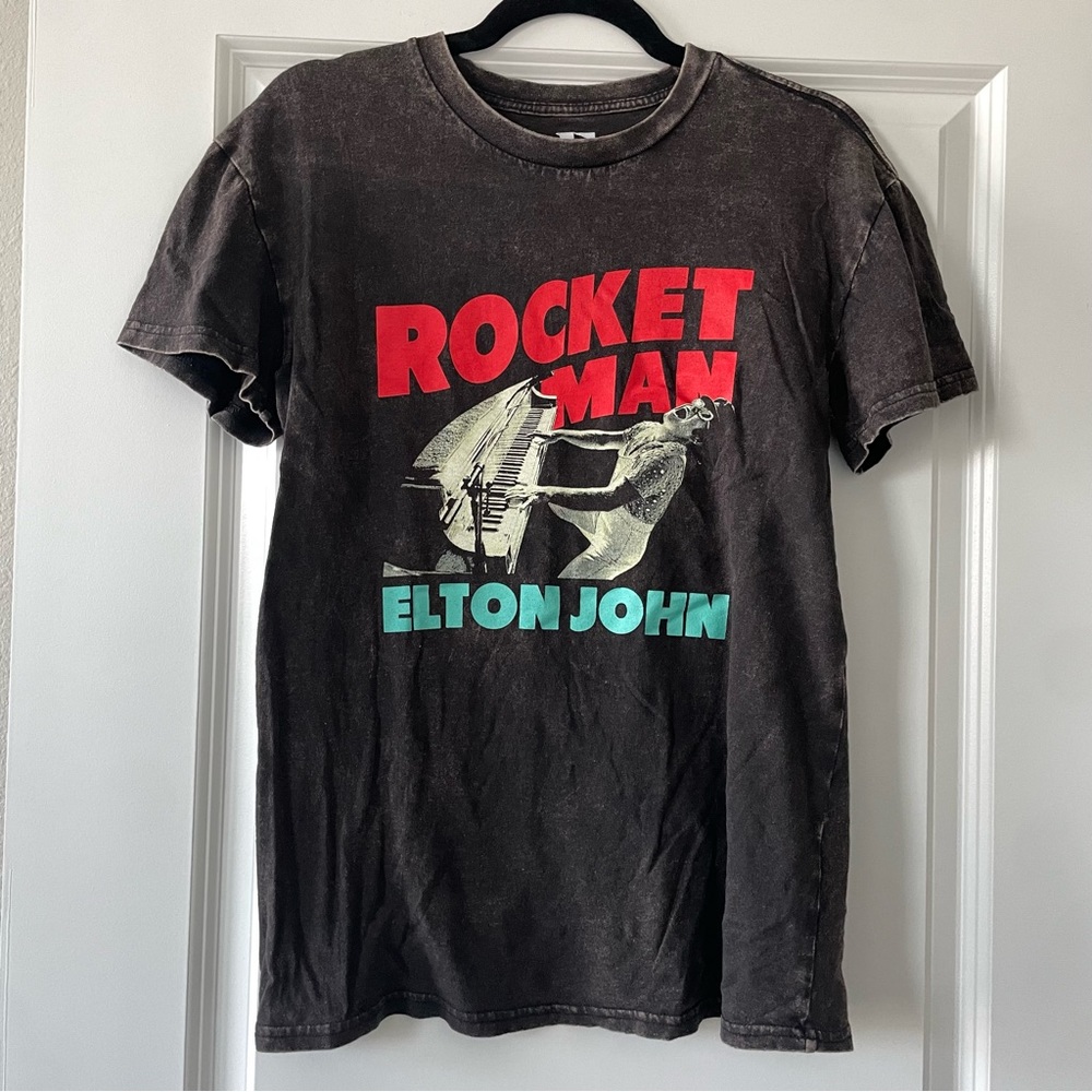 Elton John graphic tee